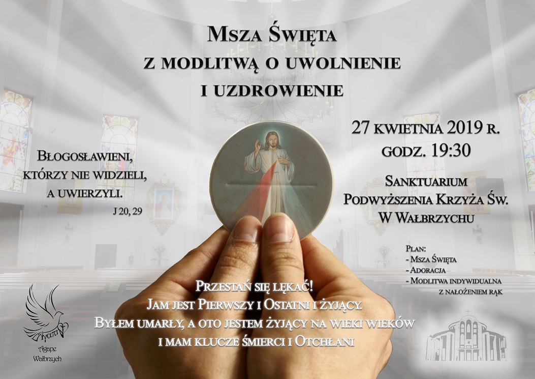 MSZA Z MODLITWĄ O UWOLNIENIE I UZDROWIENIE