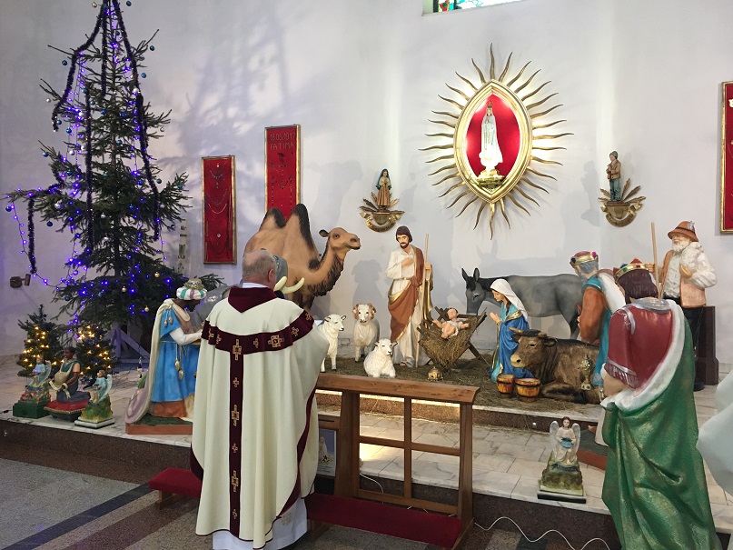 Poświęcenie figur bożonarodzeniowych