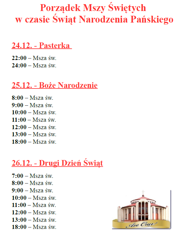 Porządek Mszy Świętych